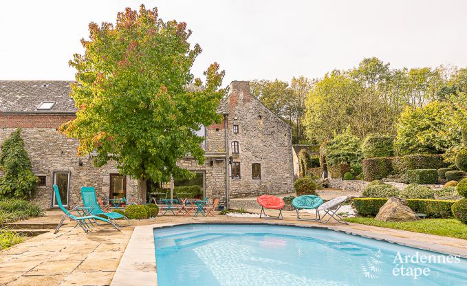Ferienhaus in Walcourt, Ardennen, 6 Personen, 3 Schlafzimmer, Au�enpool, Gemeinschaftsgarten, moderne Ausstattung