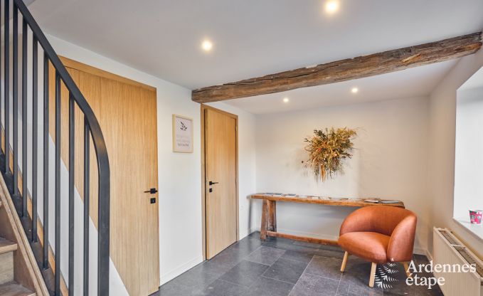 Charmantes Dorfhaus fr 10 Personen in Yvoir: Whirlpool, Kamin, groer privater Garten