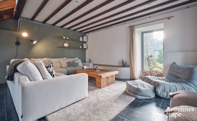 Charmantes Dorfhaus fr 10 Personen in Yvoir: Whirlpool, Kamin, groer privater Garten