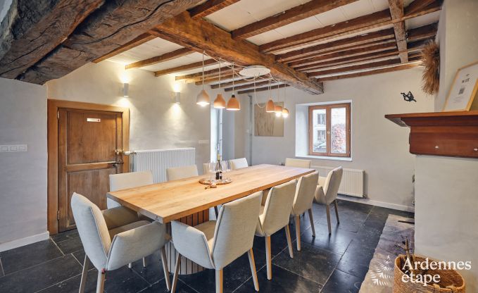 Charmantes Dorfhaus fr 10 Personen in Yvoir: Whirlpool, Kamin, groer privater Garten