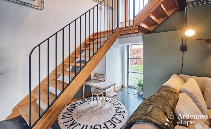 Charmantes Dorfhaus fr 10 Personen in Yvoir: Whirlpool, Kamin, groer privater Garten