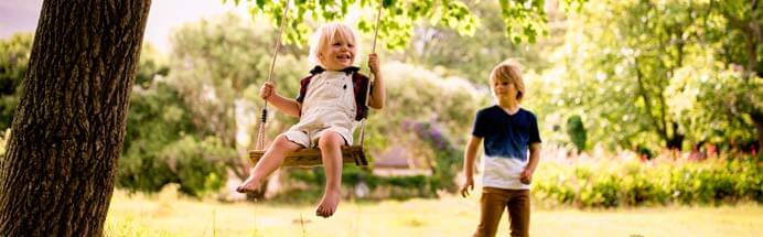Spielgerte im Garten
