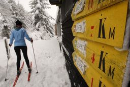 Pistes de ski de fond de Saint-Hubert in Provinz Luxemburg